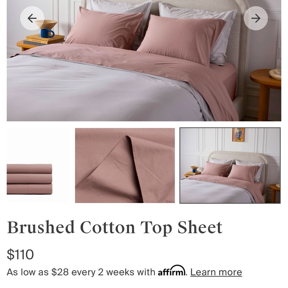 Parachute Home Clover Brushed Cotton Sheet Set - Picture 2 of 14